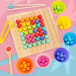 Beaded Memory Game Tow in One