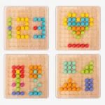 Beaded Memory Game Tow in One